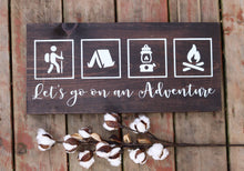 Rest Area Sign, Wood Camping Signs