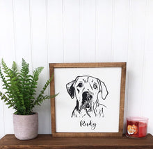 Dog Painting from Photo, Gift for Dog Lover, Custom Dog Wood Signs