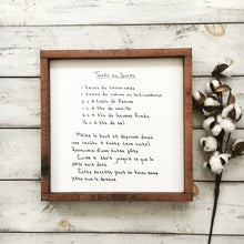 Handwritten Recipes on Wood, Custom Handwriting Sign