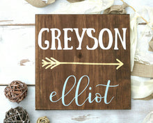 Baby Name Sign, Personalized Wooden Signs