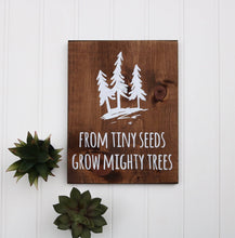Woodland nursery decor, Wood sign for nursery