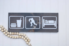 Hockey wood signs, Hockey wall art