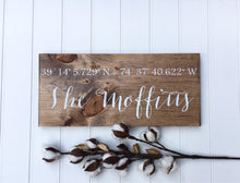 Unique Housewarming Gifts, Family Name Sign Wood