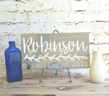 Last name wood sign, Family name sign wood
