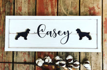 Dog sign, Dog signs for home, Personalized pet sign, Dog name wooden sign, New pet gift