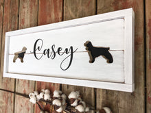 Dog signs for home, Personalized pet wood sign
