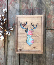 Woodland nursery wall art, Deer wood sign