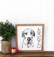 Custom cat portrait, Painted wood sign from photo