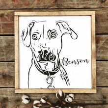 Dog Painting from Photo, Custom Dog Wood Signs