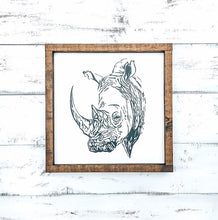 Safari Animal Nursery Art, Kids Room Wood Sign