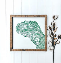 Dinosaur Nursery Decor, T-Rex Wood Sign For Kids Room