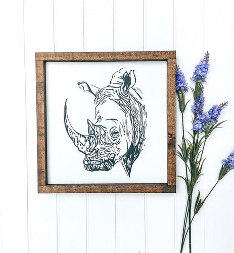 Safari Animal Nursery Art, Kids Room Wood Sign