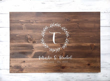 Wood Wedding Guestbook, Wood Wedding Sign