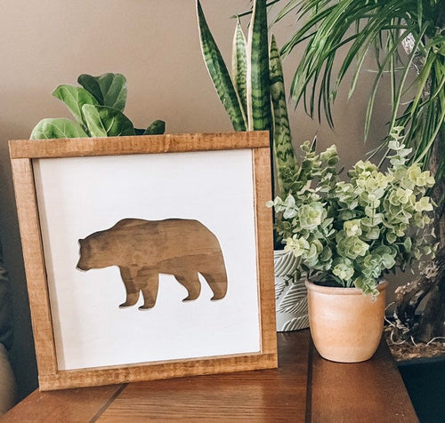 Woodland Nursery Sign, Woodland Animal Nursery Decor