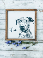 Dog Painting from Photo, Custom Dog Wood Signs